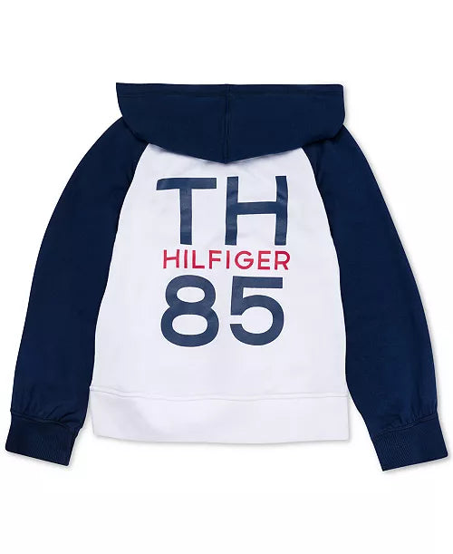 Tommy Hilfiger Girls Colorblocked Zip-Up Hoodie