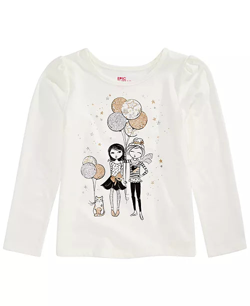 Epic Threads Little Girls Graphic-Print T-Shirt