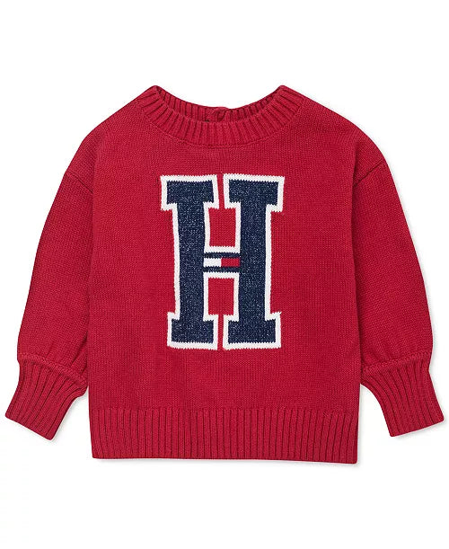 Tommy Hilfiger Baby Girls Big H Sweater
