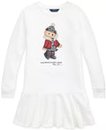POLO RALPH LAUREN Bear-print long-sleeve dress set