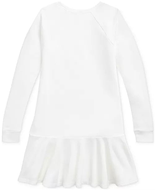 POLO RALPH LAUREN Bear-print long-sleeve dress set