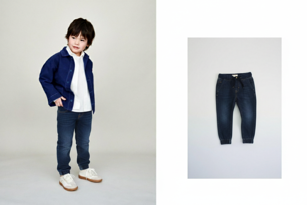 Zara BabyBoy denim joggers