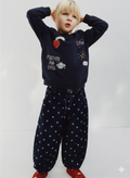 Zara Girls Embroidered Patch Sweatshirt