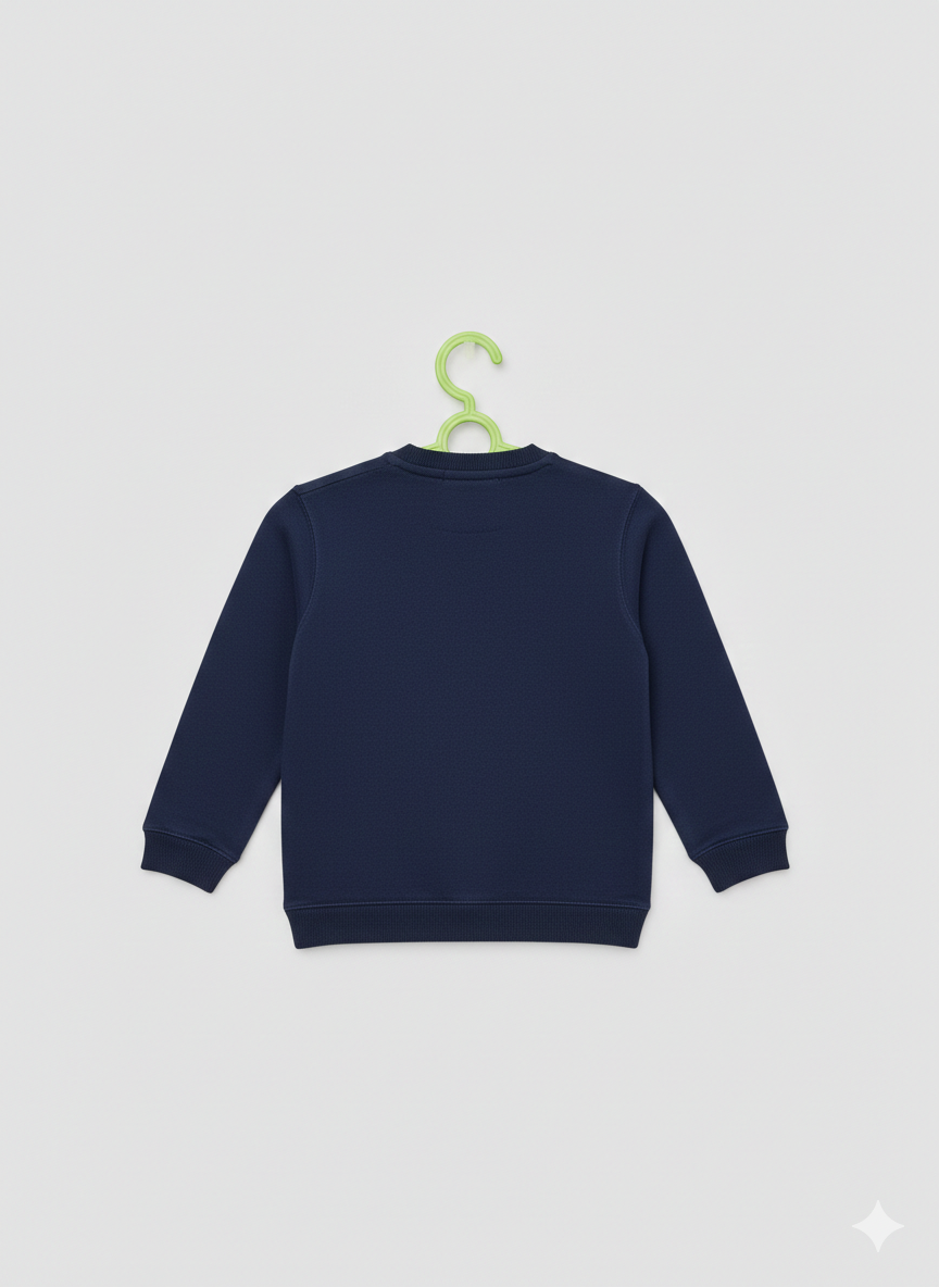 Zara Girls Embroidered Patch Sweatshirt