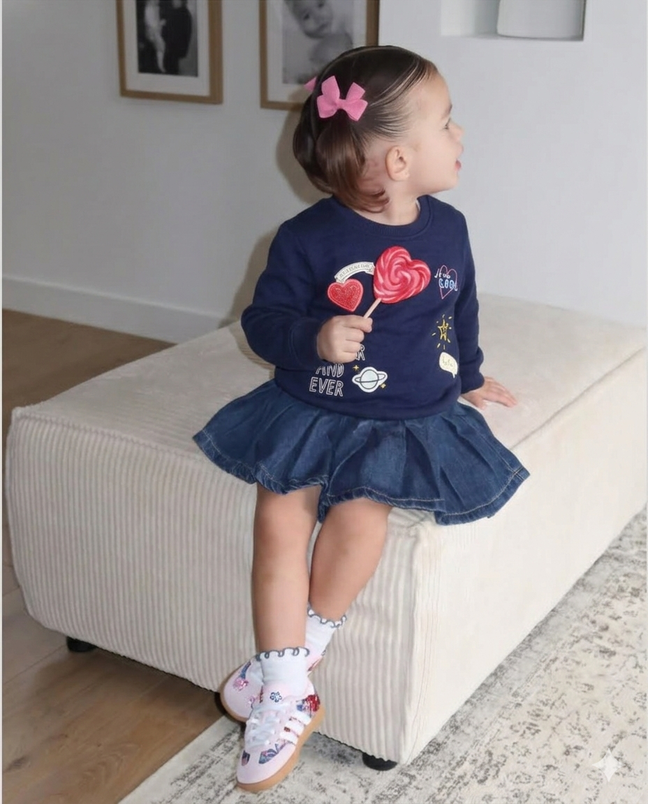 Zara Girls' Graphic Sweatshirt