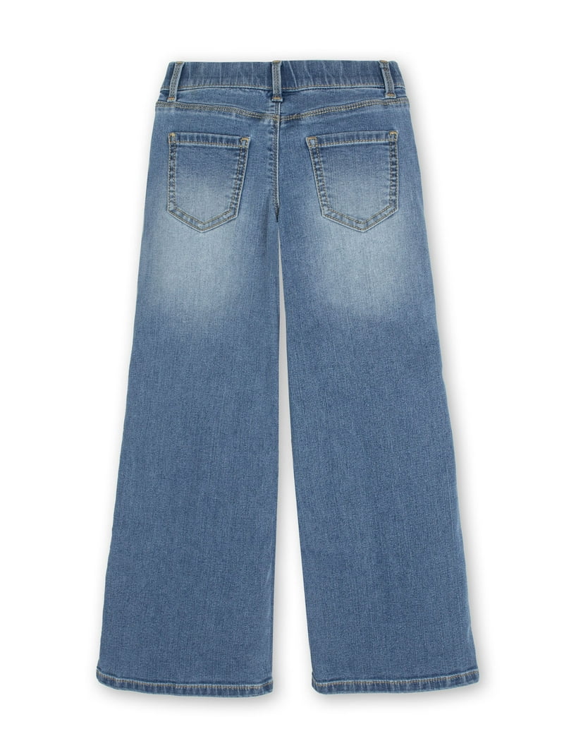 Wonder Nation Girls Fashion Wide Leg jeans