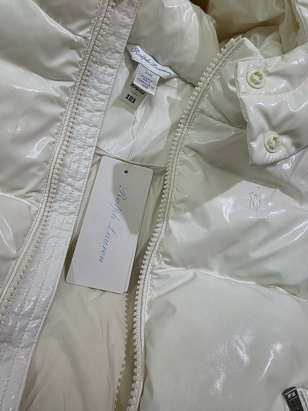 Ralph Lauren Glossy Puffer Jacket