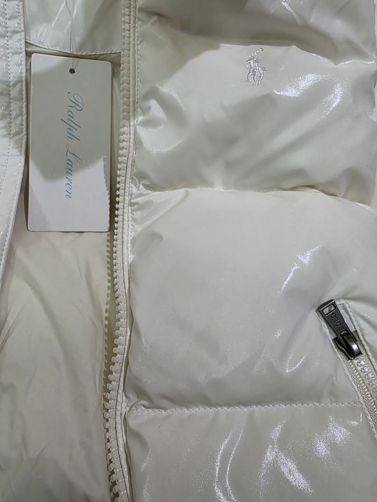 Ralph Lauren Glossy Puffer Jacket