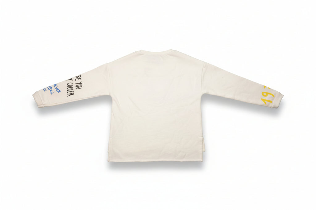 Zara Kids Graphic Print Long Sleeve Sweater