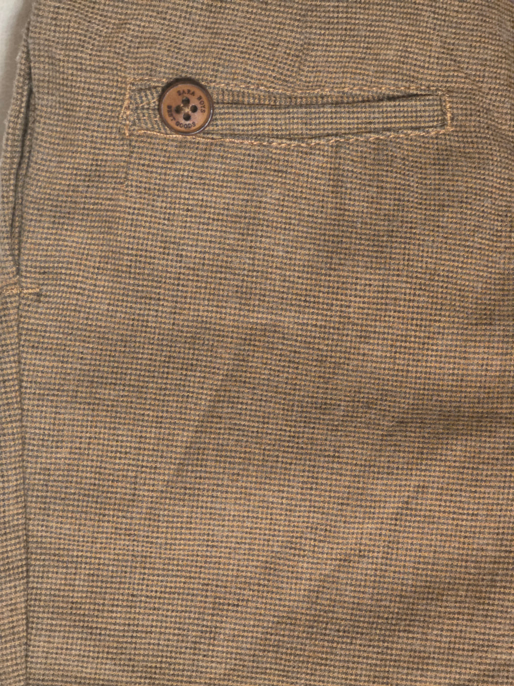 ZARA Textured Pleated Trousers