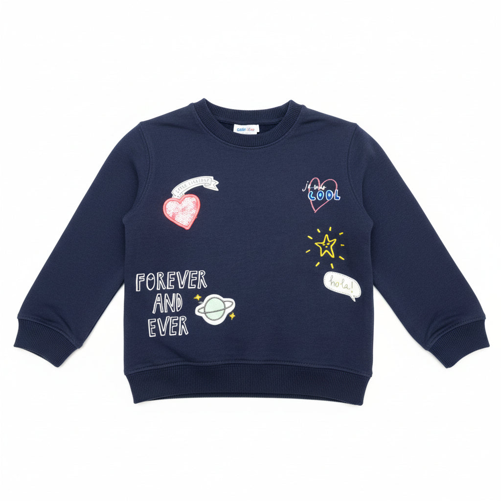 Zara Girls' Graphic Sweatshirt