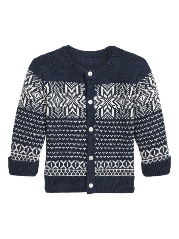 POLO RALPH LAUREN KIDS patterned cardigan