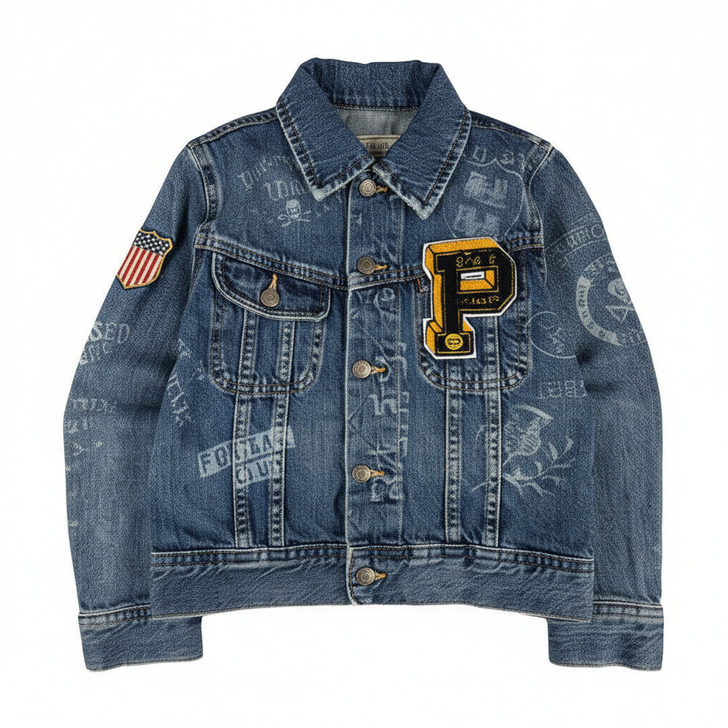 Polo Ralph Lauren Unisex Patches Denim Trucker Jacket