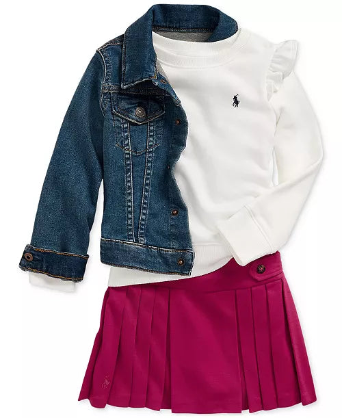 Polo Ralph Lauren Little Girls Denim Trucker Jacket