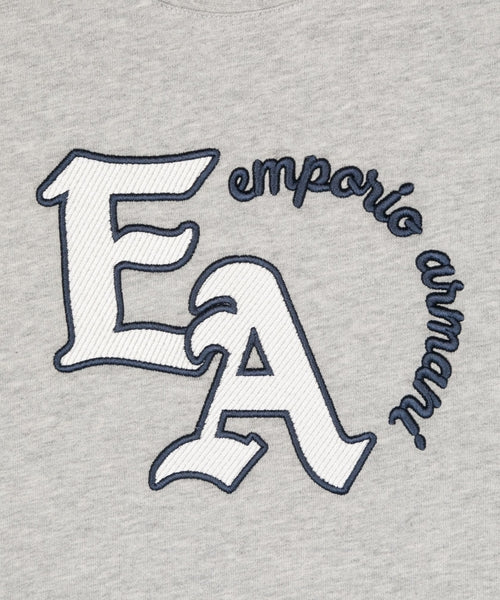 Emporio Armani Logo embroidered long-sleeve T-shirt