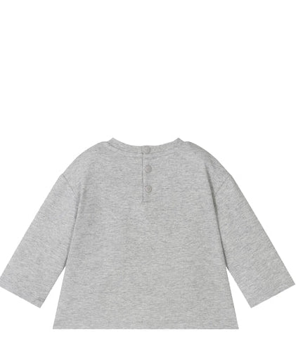 Emporio Armani Logo embroidered long-sleeve T-shirt
