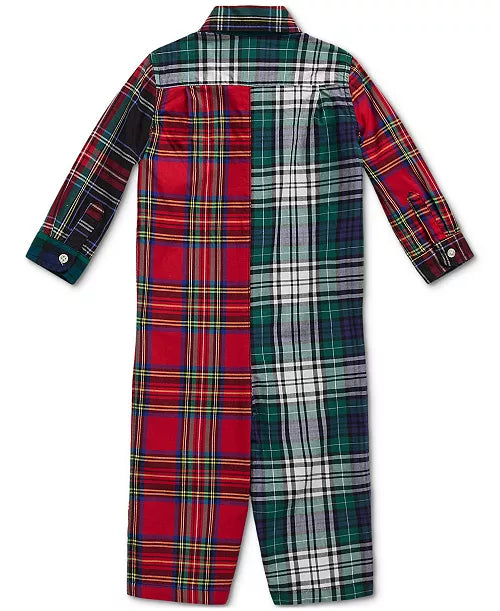 Polo Ralph Lauren Baby One-Piece Cotton Plaid Coverall