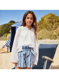 RALPH LAUREN Eyelet-Embroidered Cotton Hooded Top