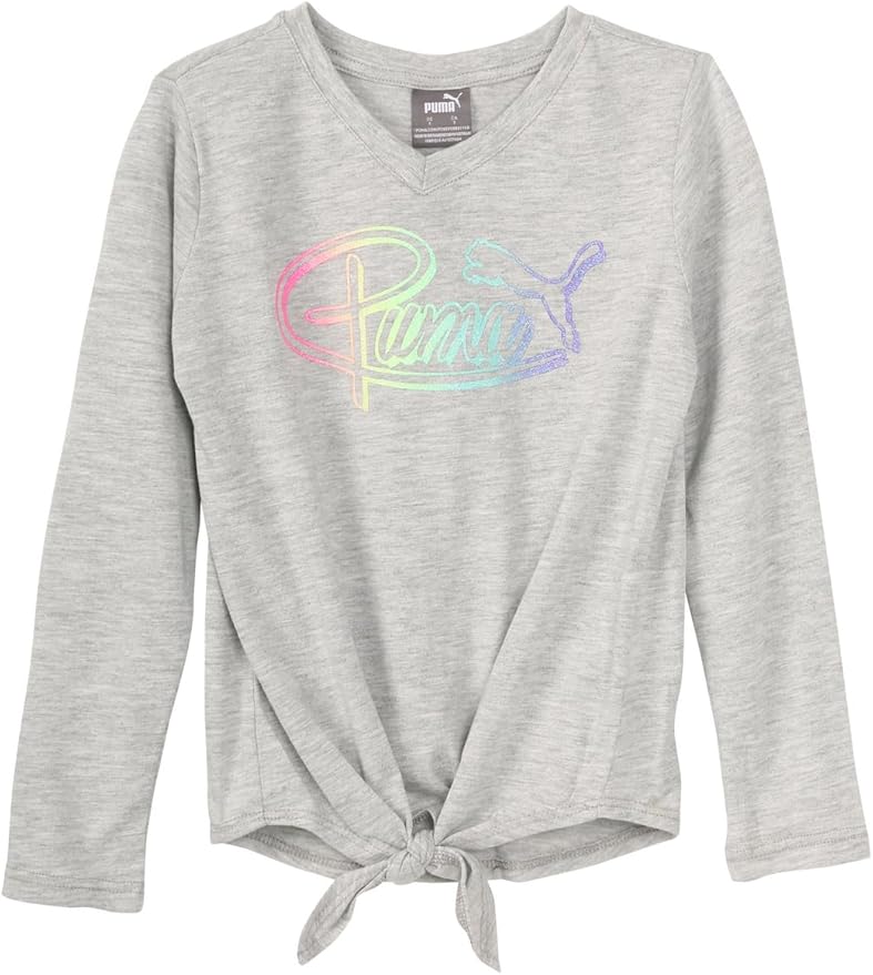 PUMA Girls’ Long Sleeve Tee