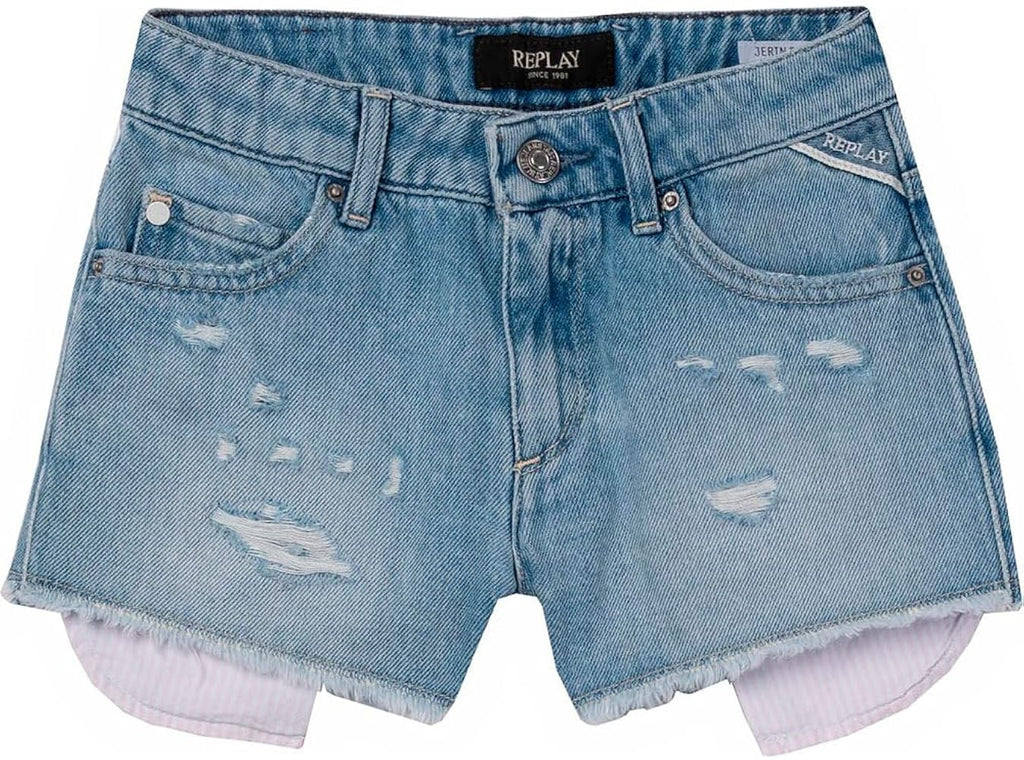 Replay Jerin Short Denim Shorts for Girls