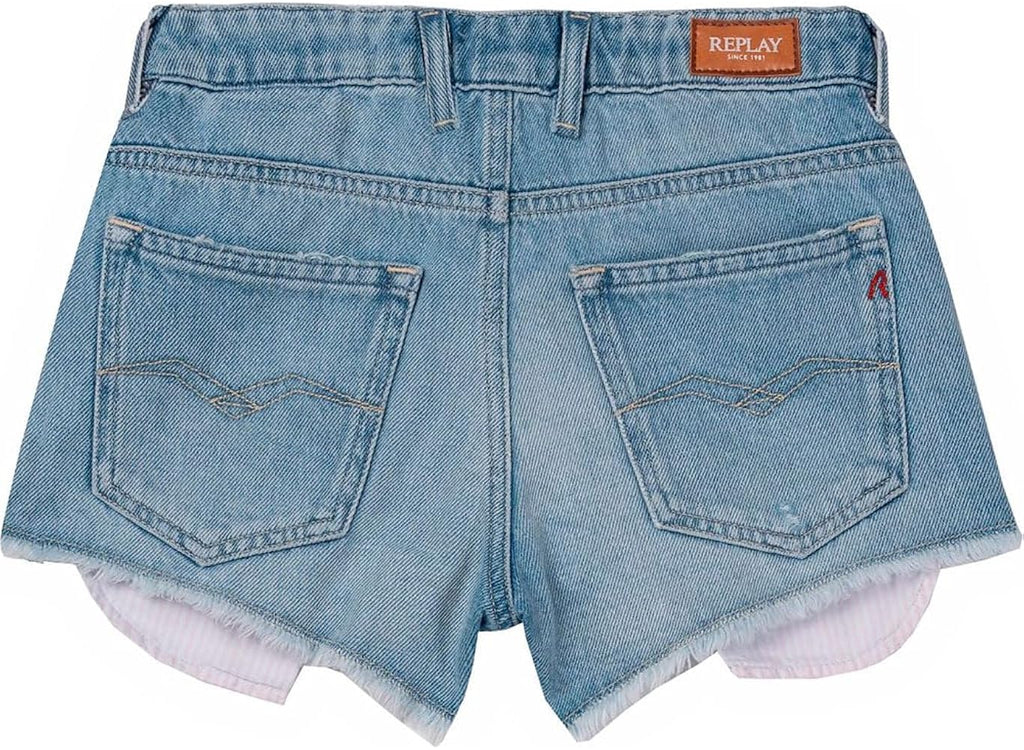 Replay Jerin Short Denim Shorts for Girls