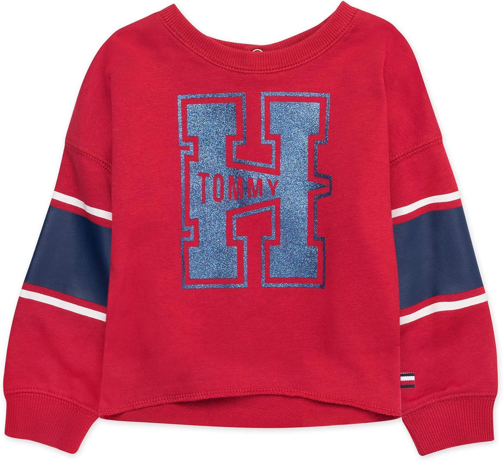 Tommy Hilfiger Girls Long Sleeve Crew Neck Top