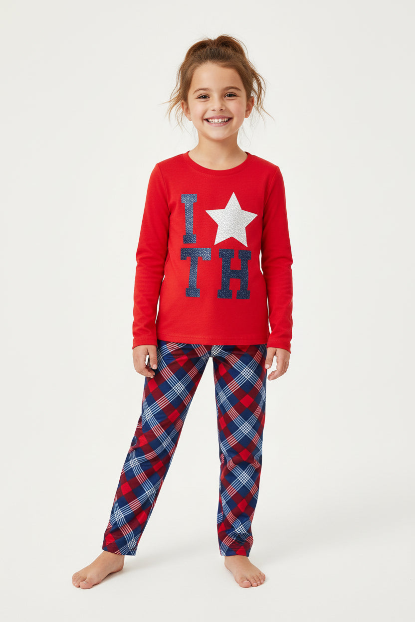 Tommy Hilfiger Girls' 2 Piece Sleepwear Sets