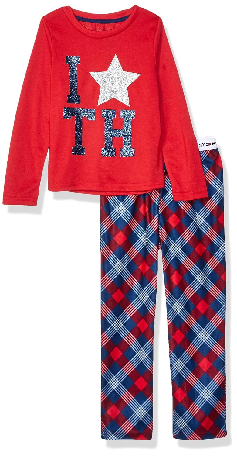 Tommy Hilfiger Girls' 2 Piece Sleepwear Sets