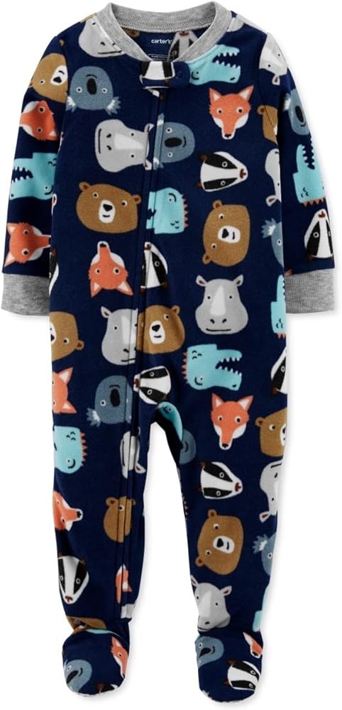 Carter’s Baby Zoo Fleece Footed Pajamas