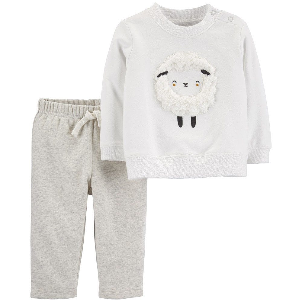 Carter's 2-Piece Sheep Sweatshirt & Pant Set - Baby Unisex