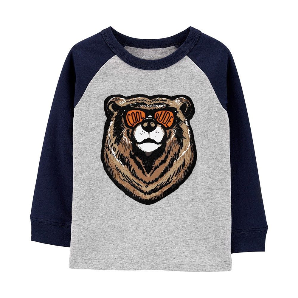 Carter's Bear Cool Dude Jersey T-shirt - Boy