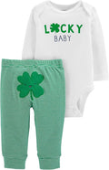 Carter's Baby Boys' Luckiest Baby Bodysuit and Pants