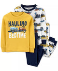 Carter's Baby Boys 4-Pc. Cotton Hauling Bedtime Pajamas Set