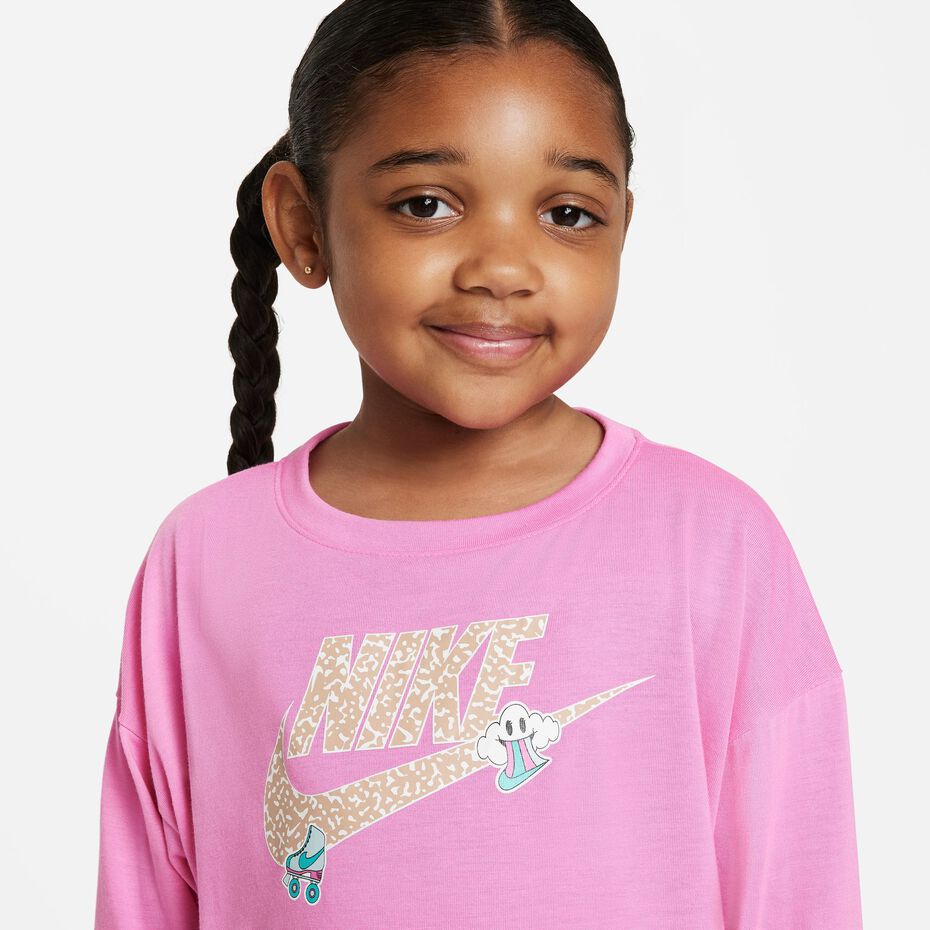 Nike Notebook Print Long Sleeve Knit Top