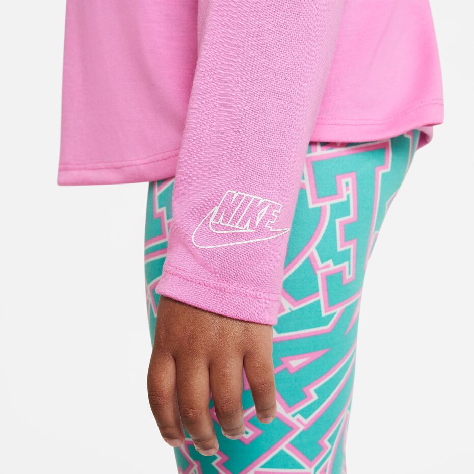 Nike Notebook Print Long Sleeve Knit Top