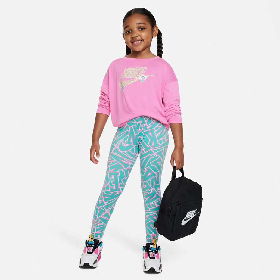Nike Notebook Print Long Sleeve Knit Top