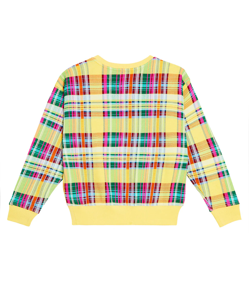 Polo Ralph Lauren Kids Checked cotton-blend sweater