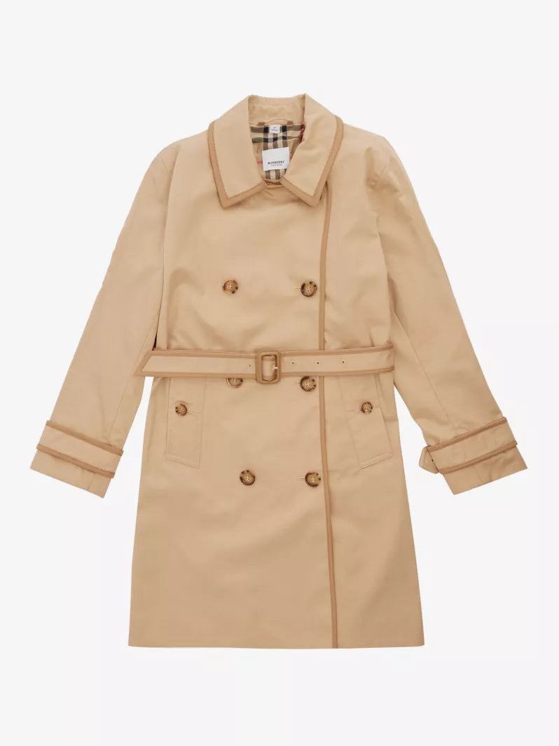 Burberry Girls Belted Long Trench Coat