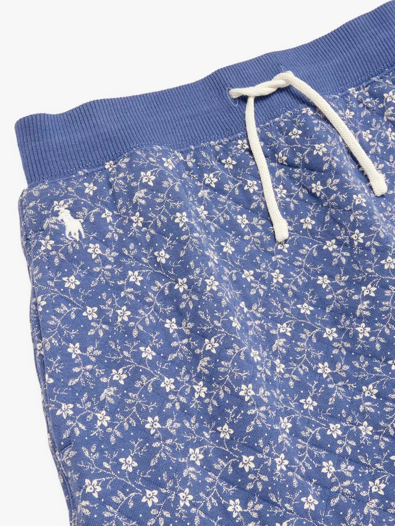 Polo Ralph Lauren Little Girls Floral Quilted Double-Knit Skirt