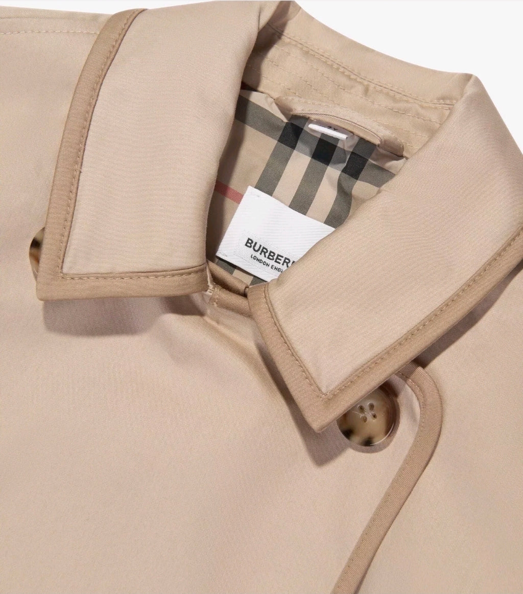 Burberry Girls Belted Long Trench Coat