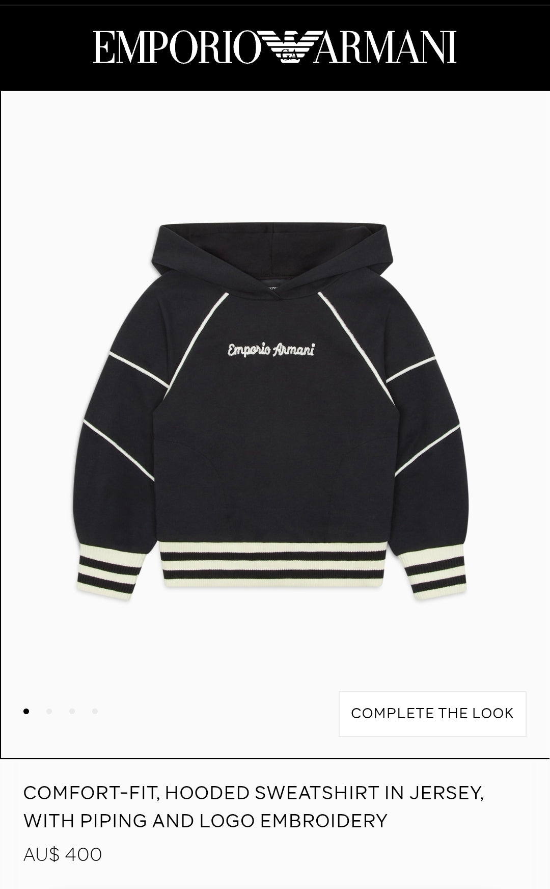 Emporio Armani Hooded sweatshirt