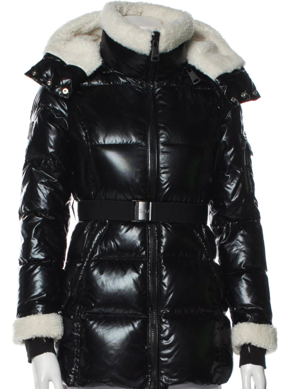 SAM Girls' Soho Belted Down Puffer Jacket - Little Kid