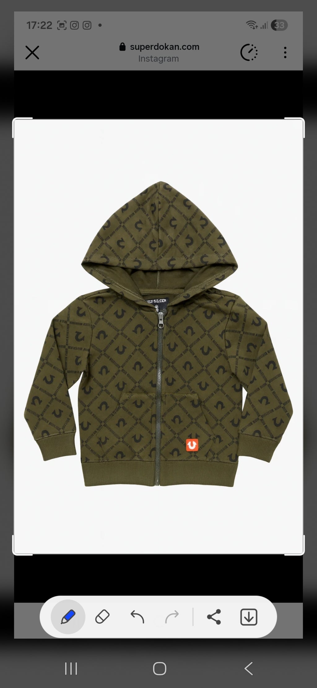 True Religion Baby Boy Dark Green Tracksuit Set