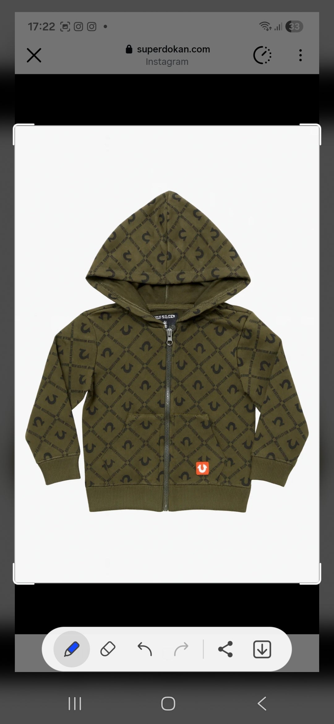 True Religion Baby Boy Dark Green Tracksuit Set