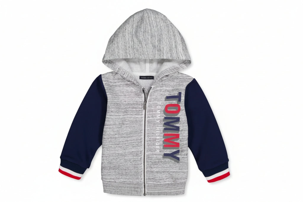 Tommy Hilfiger Kids Logo Zip-Up Hoodie