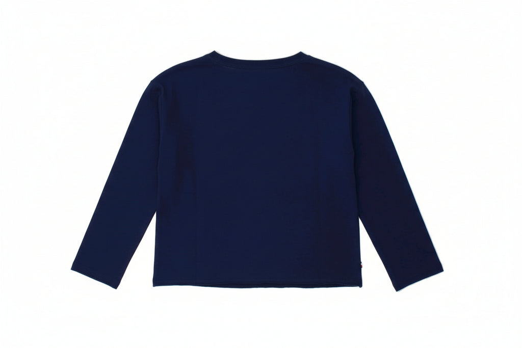 TOMMY HILFIGER Girls Crop Graphic Top Long Sleeve