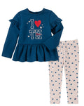 Tommy Hilfiger Baby Girl's 2 Pcs Graphic Printed Tunic&Leggings Set