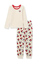 Tommy Hilfiger Girls Heart Flannel Pajama Set