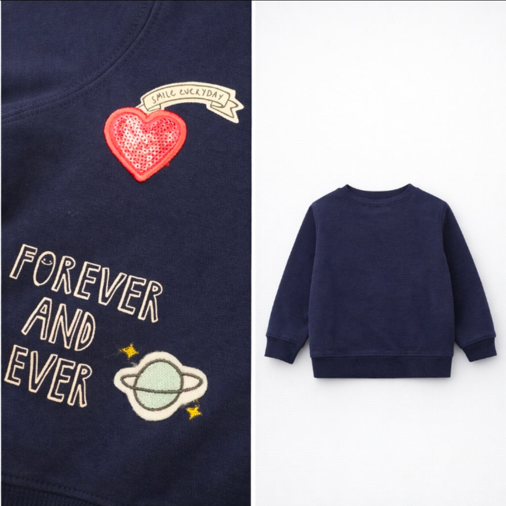 Zara Girls' Graphic Sweatshirt