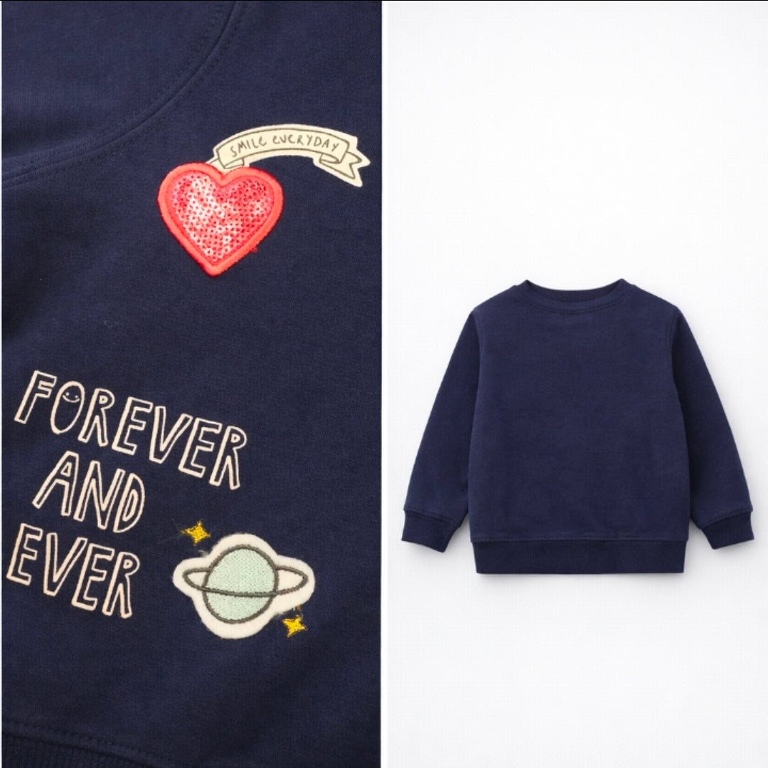 Zara Girls' Graphic Sweatshirt
